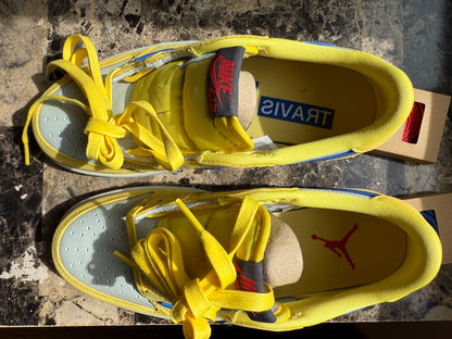 Jordan 1 Retro Low OG. Travis Scott Canary (women’s)