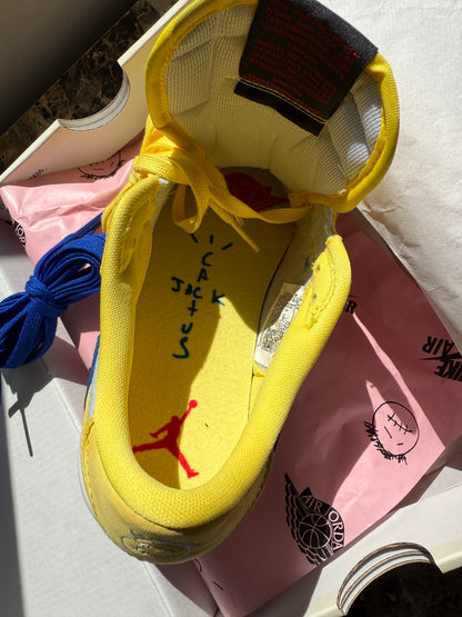 Jordan 1 Retro Low OG SP. Travis Scott  Canary (ps)