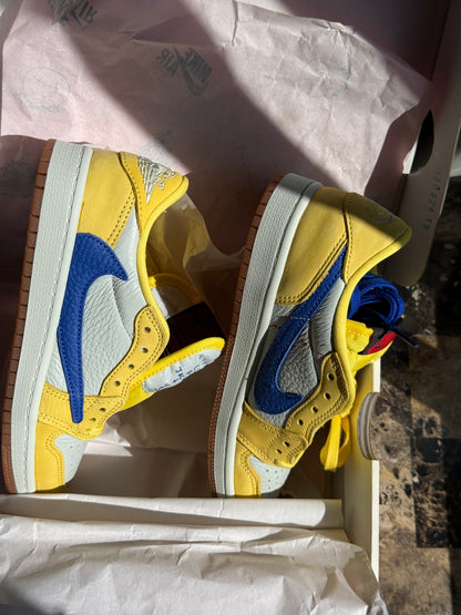 Jordan 1 Retro Low OG SP. Travis Scott  Canary (ps)